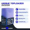 200pc Top Loaders for Cards and Penny Sleeves Bundle - Hard Plastic Card Sleeve, Trading Card Protectors, Yugioh & Baseball Card Sleeves - 100 Trading Card Top Loaders & 100 Penny Sleeves view 4