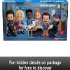 Little People Collector Ted Lasso Series Special Edition Set for Adults & Fans, 6 Figures in Display Package view 3