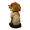 Animal Den Pomeranian Dog Bobblehead Figure Statue for Car Dashboard Red view 3