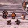 Nupuyai Healing Red Tiger's Eye Crystal D&D Polyhedral Dice Set with Box for Dungeons and Dragons, Set of 7 Table Top Game Dice for RPG MTG Roleplaying Collection view 4