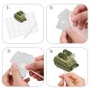 18pcs Camo Glitter Army Soldier Military Dessert Cupcake Topper Tank Truck Theme Decor Supplies Baby Shower Man Boy Happy Birthday Party Decorations view 4