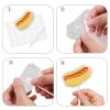 18pcs Gold Glitter Dessert Cupcake Topper Foody Fast Food Hot Dog Bun Bread Hamburger Dachshund Theme Decor Supplies Baby Shower Boy Girl Happy Birthday Decorations view 4