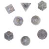 Nupuyai Healing Labradorite Stone D&D Polyhedral Dice Set with Box for Dungeons and Dragons, Set of 7 Table Top Game Dice for RPG MTG Roleplaying Collection view 2