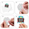 18pcs Glitter Dessert Cupcake Topper Movie Night Theme Decor Supplies Baby Shower Summer Girl Boy Happy Birthday Party Decorations view 4