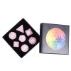 Nupuyai Healing Rose Quartz Crystal D&D Polyhedral Dice Set with Box for Dungeons and Dragons, Set of 7 Table Top Game Dice for RPG MTG Roleplaying Collection view 1
