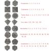 Nupuyai Healing Rose Quartz Crystal D&D Polyhedral Dice Set with Box for Dungeons and Dragons, Set of 7 Table Top Game Dice for RPG MTG Roleplaying Collection view 4