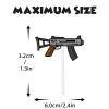 18pcs Silver Glitter Dessert Cupcake Topper Army Soldier Military Theme Decor Supplies Man Boys Happy Birthday Party Decorations view 4