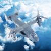 OTONOPI Military Helicopter Toy Marines Force Plane Model Alloy Plane Transport Army Aircraft Fighter Jet Die-Cast Metal Pull Back Airplanes with Lights and Sounds for Kids or Collection view 2