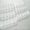 Set of 5 Clear Plastic Chip Tray for 100 Poker Chips view 3