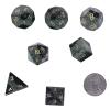 Nupuyai Healing Kambaba Jasper Stone D&D Polyhedral Dice Set with Box for Dungeons and Dragons, Set of 7 Table Top Game Dice for RPG MTG Roleplaying Collection view 2
