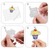 18pcs Glitter Cone Dessert Cupcake Topper Cooking Chef Theme Decor Supplies Baby Shower Boy Girl Happy Birthday Summer Party Decorations view 4