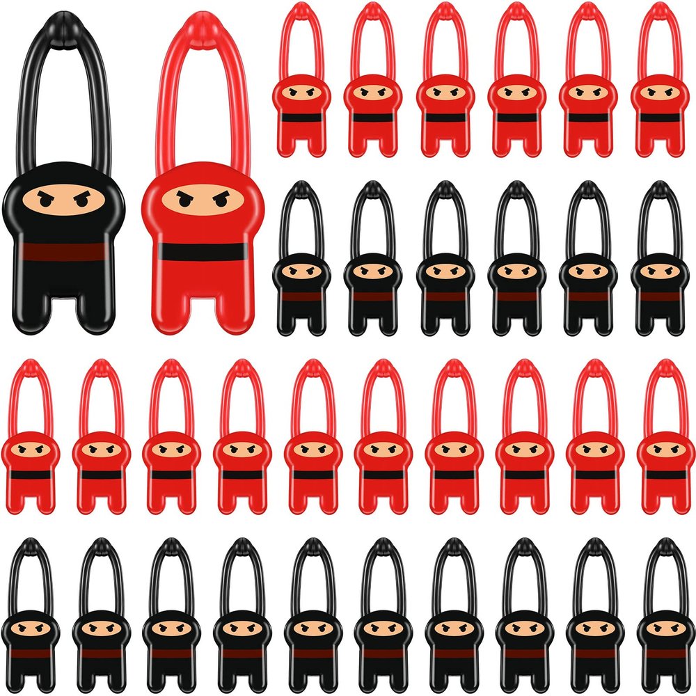 48 Pcs Stretchy Flying Ninjas Stretchable Funny Finger Ninja Slingshot Toys Elastic Stretchy Flying Slingshot Ninja Toys Ninja Party Favors Supplies