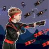 48 Pcs Stretchy Flying Ninjas Stretchable Funny Finger Ninja Slingshot Toys Elastic Stretchy Flying Slingshot Ninja Toys Ninja Party Favors Supplies view 2