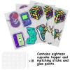18pcs Glitter Dessert Cupcake Topper Game Retro Throwback I Love The 90s Decade Theme Decor Supplies Happy Birthday Party Decorations view 3