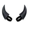 BeamTeam3D Demon Horns for Headphones - Small Devil Headphone Attachment in Various Colors with Self Fastener - Cosplay Devil Ears for Gamers and Streamers (Set of 2) (Sparkle Black) view 1