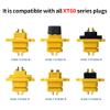 Amass 10 PCS XT60E-F Mountable XT60E Female Plug Connector with Screws for RC Drone Aircraft FPV Racing Drone view 2