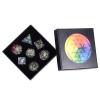 Nupuyai Healing Ruby in Fuchsite Crystal D&D Polyhedral Dice Set with Box for Dungeons and Dragons, Set of 7 Table Top Game Dice for RPG MTG Roleplaying Collection view 1