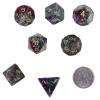 Nupuyai Healing Ruby in Fuchsite Crystal D&D Polyhedral Dice Set with Box for Dungeons and Dragons, Set of 7 Table Top Game Dice for RPG MTG Roleplaying Collection view 2