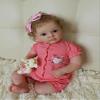 KAWAYII Newborn Baby Doll 23 Inch Realistic Reborn Girl Dolls Soft Silicone Weighted Body Toddler Doll Toy Accessories for Kids & Collection view 4