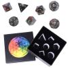 Nupuyai Healing Africa Bloodstone D&D Polyhedral Dice Set with Box for Dungeons and Dragons, Set of 7 Table Top Game Dice for RPG MTG Roleplaying Collection view 3