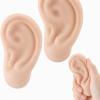2 Pcs Stress Toy Fake Realistic Funny Ears Stress Relief Prop, Halloween Christmas Party Favor Stuffers Silly Gag Gift Interactive Toy, Ball Gifts for Adults Adhd Anxiety Reliever Party Favors view 1