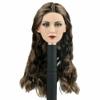1/6 Scale Female Head Sculpt, European Girl Long Curls Hair Head Carved for 12inch Action Figure Doll (B) view 1