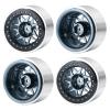 Benedict Harry 4PCS Aluminum 2.9" Beadlock Wheel Hub Rim for 1/6 TRX-6 RC Crawler Car Upgrades (Titanium) view 1