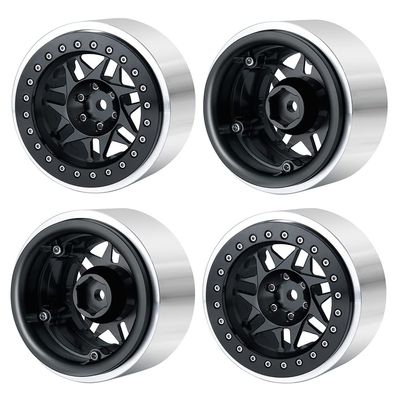 Benedict Harry 4PCS Aluminum 2.9" Beadlock Wheel Hub Rim for 1/6 TRX-6 RC Crawler Car Upgrades