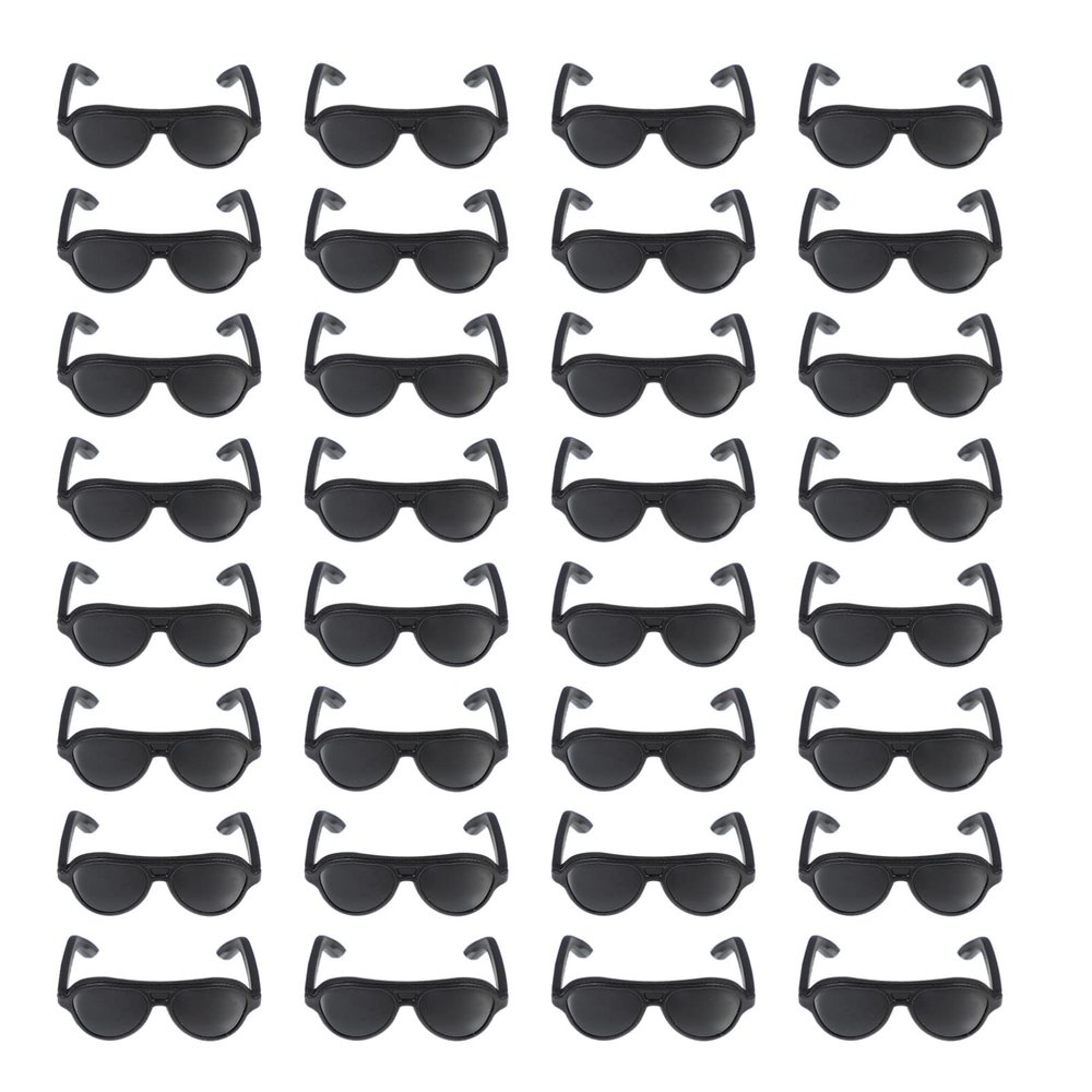 TOYANDONA 80pcs Doll Sunglasses, Miniature Sunglasses Mini Doll Costume Accessories for Dollhouse Crafts