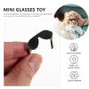 TOYANDONA 80pcs Doll Sunglasses, Miniature Sunglasses Mini Doll Costume Accessories for Dollhouse Crafts view 3