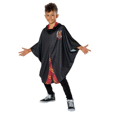 Rubie's Official Harry Potter Gryffindor Child Poncho, Kids Fancy Dress, Age 7-8 years Halloween Halloween