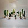 krtkrtahsap Enchanting Wooden Forest: 10-Piece Handmade Toy Set for Babies and Toddlers view 2