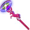 ArtCreativity Light Up Unicorn Swivel Wand, 15 Inch LED Spin Toy for Kids, Batteries Included, Great Gift Idea for Boys and Girls, Unicorn Birthday Party Favor, Carnival Prize view 1