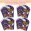 ArtCreativity 24 Pack Halloween Mini Coloring Book Kits for Kids  Includes 24 Small Coloring Books and 96 Crayons, Perfect for Halloween Party Favors, Prizes, Trick or Treat Supplies, Non-Candy Gifts view 3
