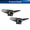 Bettomshin 2 Pair Three Blade Propeller for Ship Model Rc Boat Propeller Black Plastic Forward Reverse Propeller, 28mm Diameter, 3mm Hole Dia view 4