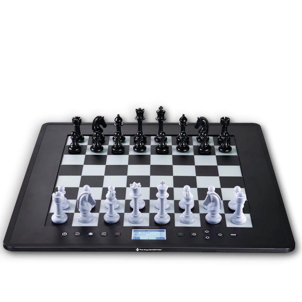 Electronic Chess Board Set - Kids & Adults - Teaching Mode - Pressure Sensor Board and Pieces - Interactive Strategy & Learning Trainer - AI Chess Board - Smart Chess Board - LCD Display - Millennium