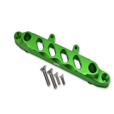 GPM for 1/6 4WD SCX6 Jeep JLU Wrangler AXI05000 Aluminum Front Chassis Brace -5PC Set (Green)