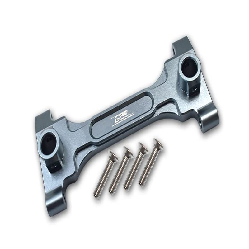 GPM for 1/6 4WD SCX6 Jeep JLU Wrangler AXI05000 Aluminum Rear Chassis Brace -5PC Set (Gray)