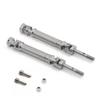 BEAST KINGDOM Huante 2pcs Metal Steel Rear Drive Shaft CVD for 1/10 Slash Rustler Stampede VXL 4X4 / 2WD RC Car Parts, MEA-038E view 1