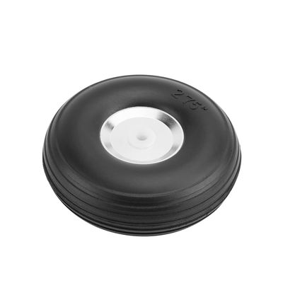 Bettomshin 1Pcs Tire and Wheel Sets for RC Car Airplane PU Sponge Tire with Aluminum Alloy Hub,2.75