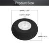 Bettomshin 2Pcs RC Model Plane Aircraft Foam Wheel Replacement Black and White 25mm Diameter 2Pcs view 2