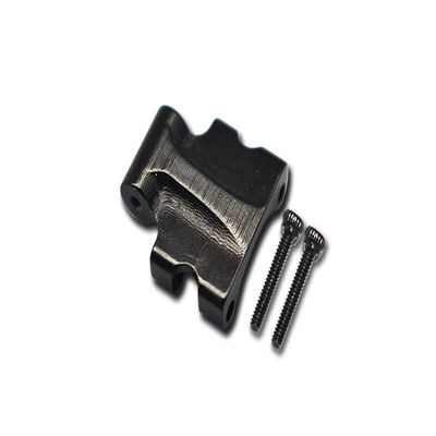 GPM 3Pc Set Upgrades Aluminum Rear Upper Tie Rod Connector for 1/24 4WD SCX24 DeadboltAXI90081 RC Cars (Black)
