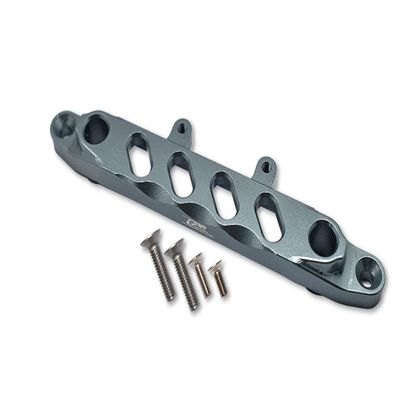 GPM for 1/6 4WD SCX6 Jeep JLU Wrangler AXI05000 Aluminum Front Chassis Brace -5PC Set (Gray)