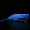 Frankiezhou Home Realistic Sperm Whale Plush Toy - Blue Long Lifelike Sperm Whale Stuffed Toys, Super Soft Sea Physeter Macrocephalus Dolls Plush Pot Toy Gift Collection for Kids, 21Inches view 1