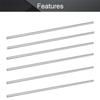 Bettomshin 15Pcs 100mmx2.5mm Stainless Steel Solid Round Rods Metal Lathe Bar Stock for DIY RC Model Car, RC Helicopter Airplane view 3