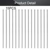 Bettomshin 15Pcs 100mmx2.5mm Stainless Steel Solid Round Rods Metal Lathe Bar Stock for DIY RC Model Car, RC Helicopter Airplane view 4