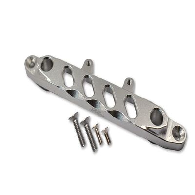 GPM for 1/6 4WD SCX6 Jeep JLU Wrangler AXI05000 Aluminum Front Chassis Brace -5PC Set (Silver)