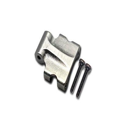 GPM for 1/24 4WD SCX24 DEADBOLT AXI90081 Aluminum Rear Upper TIE Rod Connector - 3PC Set (Silver)