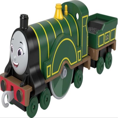 Fisher-Price Thomas & Friends Emily Engine, Toy Train, die-cast Metal Push-Along Toy for Preschool Kids Ages 3 Years and up