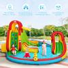 GLACER Inflatable Bounce House w/ 2 Slides, 2 Climbing Walls, Splash Pool, Water Cannon, Basketball Rim, Including Carrying Bag, Repair Kit, Water Slides for Backyard Lawn Park (Without Air Blower) view 2